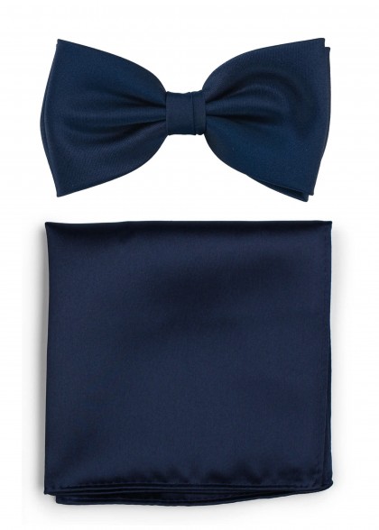 Set de nœud papillon aus dem gleichen Stoff und Farbe