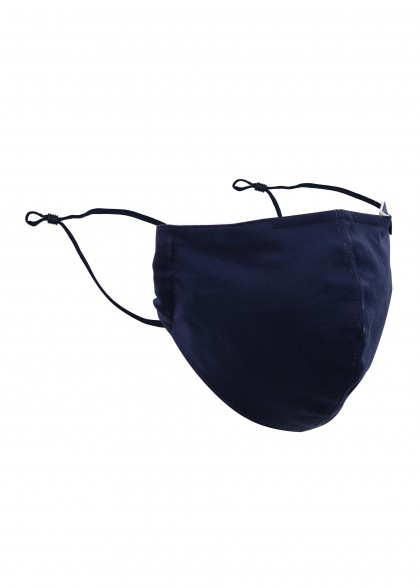 Masque de visage aus dem gleichen Stoff und Farbe