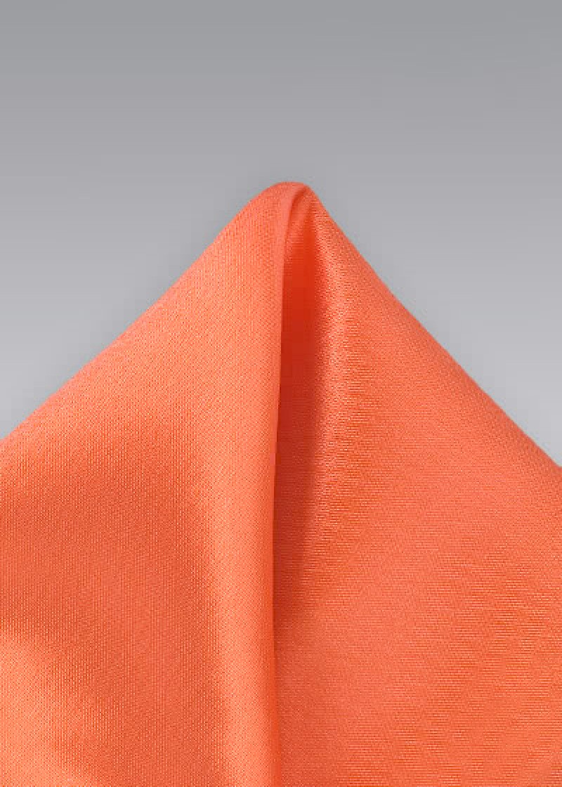 Pochette orange terre cuite
