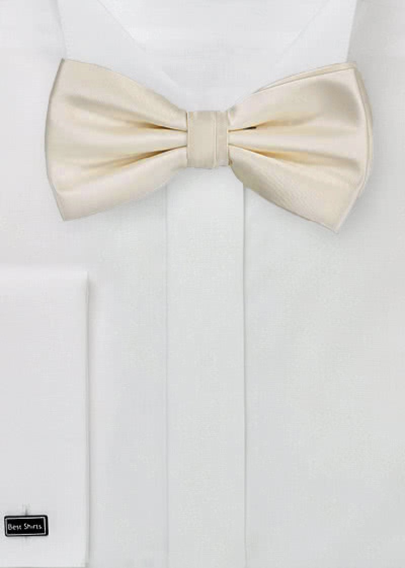 Noeud papillon champagne uni