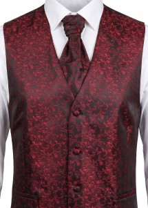 Ensemble gilet avec motif ornemental : gilet,