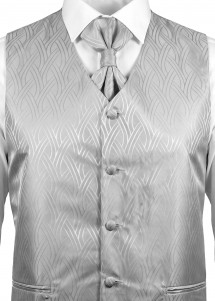 Ensemble gilet pour homme avec motif torsadé