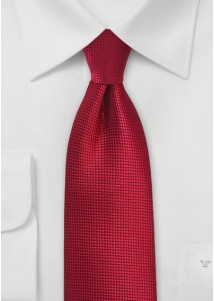 Cravate rouge bordeaux unicolore