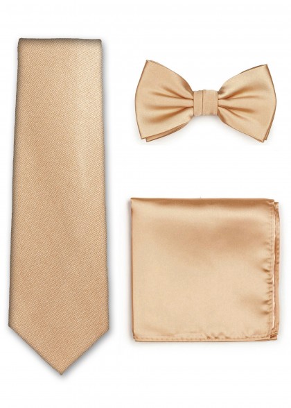 Set cravate & nœud papillon aus dem gleichen Stoff und Farbe