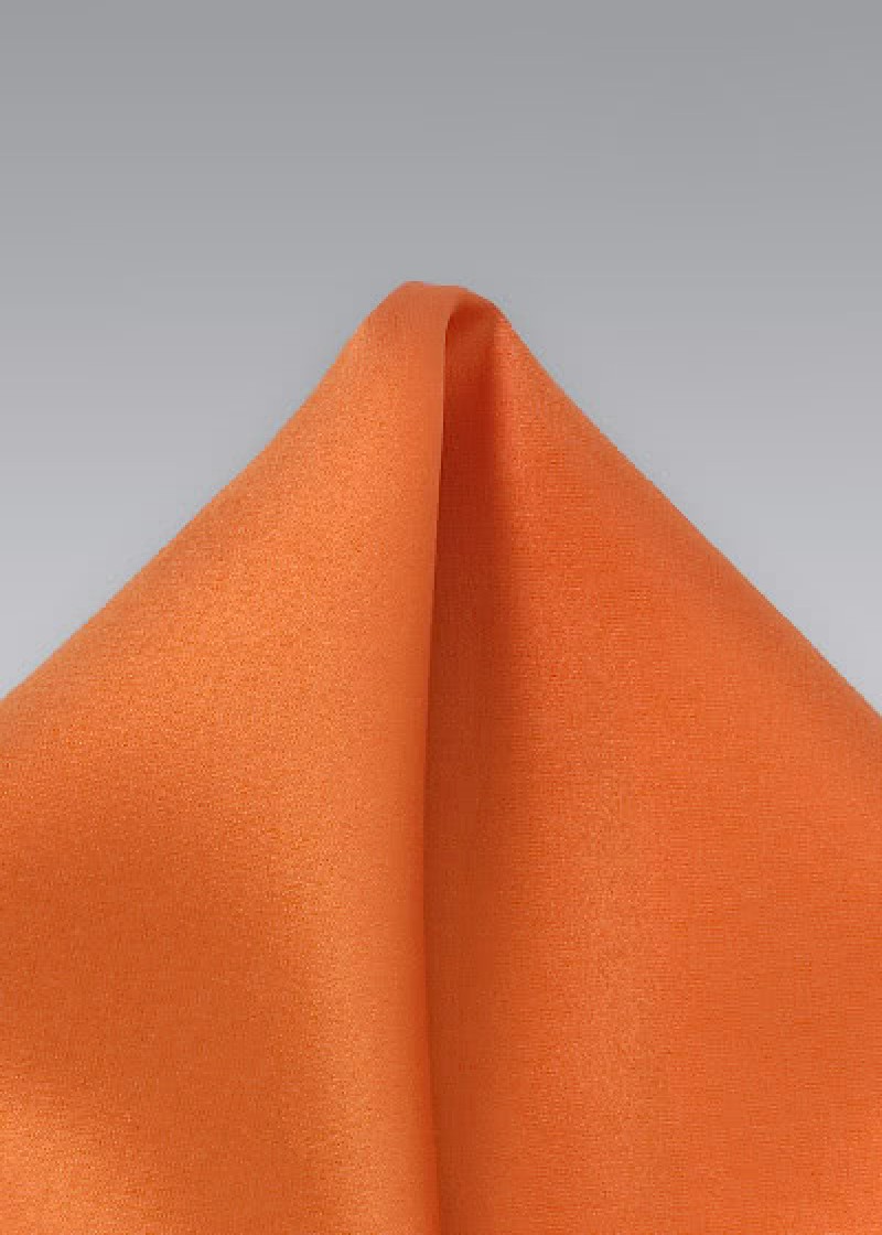Pochette orange unie