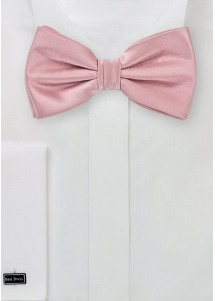 Noeud papillon rose poudré satiné