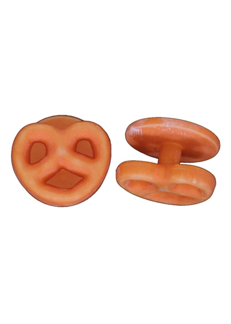 Boutons ronds en forme de bretzel pour vestes de