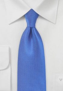 Cravate bleu majorelle structurée