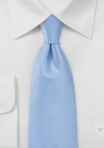 Cravate bleu ciel quadrillée