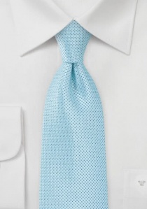 Cravate bleu pastel ondes