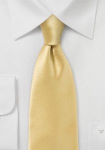 Cravate dorée unie