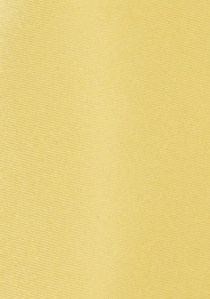 Cravate jaune maïs unie