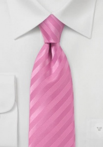 Cravate d'affaires rose