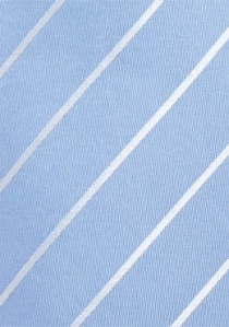 Cravate bleu glacier lignes