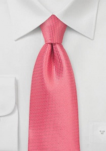 Cravate rouge quadrillage