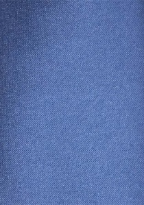 Cravate étroite bleu acier satinée