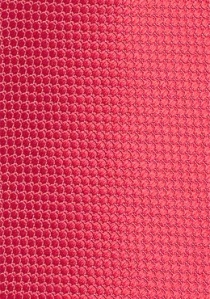 Cravate monochrome couleur fraise