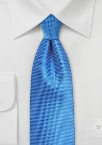Cravate unie structurée bleu outremer