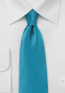 Cravate bleu-vert structurée verticalement