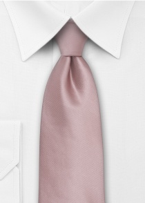 Cravate élégante en rose noble