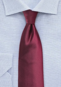 Cravate rouge foncé lumineuse