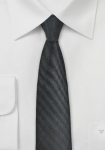 Cravate structurée noire