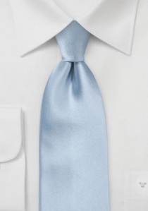Cravate unie bleu acier