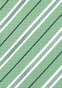 Cravate rayée vert clair
