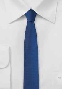 Cravate très étroite bleu marine