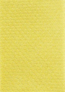 Cravate très étroite jaune canari