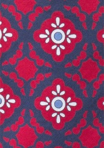 Cravate rouge moderne avec décoration Talavera