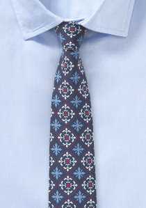 Cravate moderne en coton au look conservateur