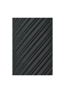 Cravate noire lignes diagonales