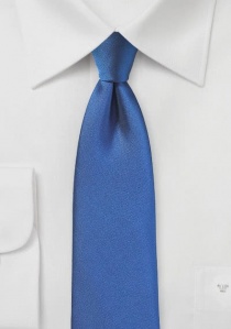 Cravate bleue structurée