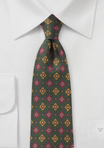 Cravate pour homme à motif de fleurs britanniques