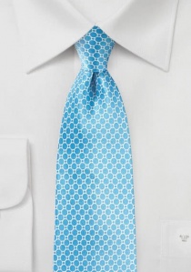 Cravate bleue effet rétro