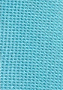 Cravate très étroite bleu lagon