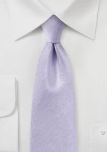 Cravate à chevrons violet délicat