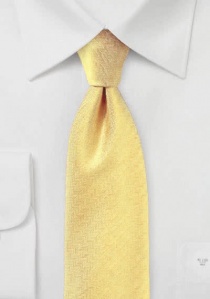 Cravate jaune à chevrons
