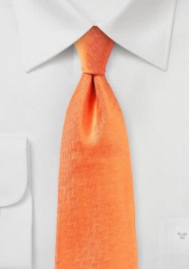 Cravate d'affaires Herring-Bone orange