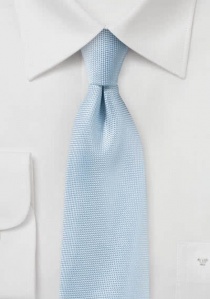 Cravate filigrane structurée bleu ciel