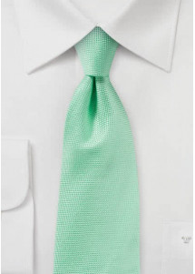 Cravate vert turquoise texturée