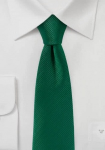 Cravate structurée vert bouteille