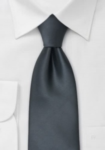 Cravate à élastique gris foncé