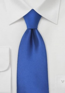 Cravate élastique bleu royal