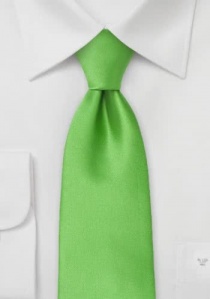 Cravate à élastique vert pomme