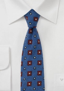 Cravate Emblèmes bleu pâle